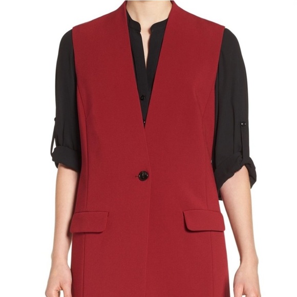 Halogen syrah one-button long vest! - Picture 5 of 6